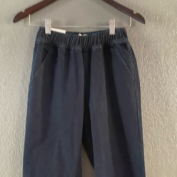 NWT WE WORE WHAT DENIM JOGGER XS HIGH RISE - Picture 3 of 7